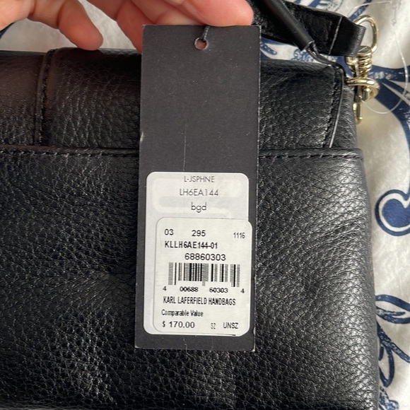 Brand new never been used Karl Lagerfeld small cross body leather handbag - Picture 3 of 5